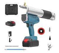 IDAMAKON Pistolet à graisse électrique sans fil pour Makita 18 V, 5 oz/min, 12 000 psi, à piles, pour tracteurs, camions et machines, pistolet à graisse électrique haute pression sans fil