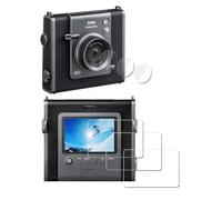 iDaPro [3Pcs Protection d'Ecran pour Fujifilm Instax WIDE EVO Instant Film Camera+[3Pcs] PET Film pour objectif,Verre Trempé,Dureté 9H,Anti-rayure,Sans Bulle,Anti-empreinte,Installation Facile