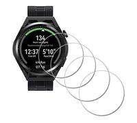 iDaPro [4Pcs Protection d'Ecran pour Huawei Watch GT Runner 46 mm,Verre Trempé,Dureté 9H,Anti-rayure,Sans Bulle,Anti-empreinte,Installation Facile