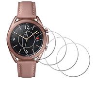 iDaPro [4Pcs Protection d'Ecran pour SAMSUNG Galaxy Watch 3 41mm,Verre Trempé,Dureté 9H,Anti-rayure,Sans Bulle,Anti-empreinte,Installation Facile