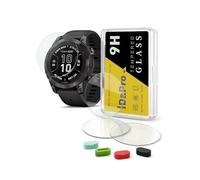 iDaPro Protection d'écran pour Garmin Fenix 7X/7X Pro Solar/Sapphire Solar | 4-Pack + 4 Bouchons anti-poussière + Boîte ABS. For 7X/7X Pro Solar/Sapphire Solar. 9H Dureté, Anti-rayures, Clarté HD