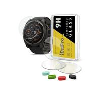 iDaPro Protection d'écran pour Garmin Fenix 8 AMOLED 51mm, Verre 9H | 4-Pack + 4 Bouchons anti-poussière + Boîte ABS. For AMOLED 51mm. 9H Dureté, Anti-rayures, Anti-bulles, Clarté HD