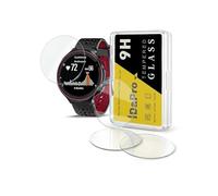 iDaPro Protection d'écran pour Garmin Forerunner 235/230/630/620/225/220 | 4-Pack + Boîte ABS. 9H Dureté, Anti-rayures, Anti-bulles, Clarté HD, Anti-traces, Pose facile