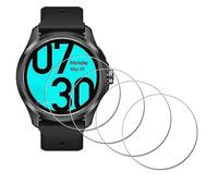 iDaPro Protection d'écran pour TicWatch Pro 5 Enduro, Verre trempé 9H | 4-Pack + Boîte ABS. Also pour Pro 5. 9H Dureté, Anti-rayures, Anti-bulles, Clarté HD, Anti-traces, Pose facile