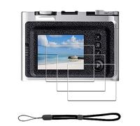 iDaPro Protection Ecran pour Fujifilm Instax Mini EVO Instant Film Verre Trempé Vitre Films Protecteurs -Lot de 3