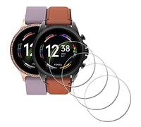 iDaPro Verre Trempé pour Fossil GEN 6 Femme/GEN 6 Homme protection ecran, films protecteurs montre Installation facile anti-rayures et sans bulles- Lot de 4