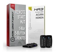 iDataStart Kit de démarrage à distance pour certains véhicules Acura/Honda 2008+ avec portée de 914,4 m (1 voie, 5 boutons, 2 télécommandes)