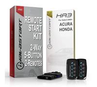 iDataStart Kit de démarrage à distance pour certains véhicules Acura/Honda 2008+ avec portée de 914,4 m (2 voies, 5 boutons, 2 télécommandes)