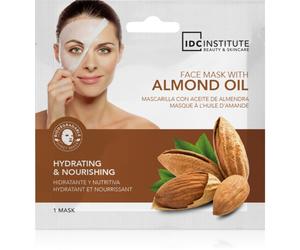 IDC Institute Almond Oil Masque visage en tissu à usage unique 1 pcs
