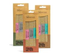 Idc Institute Natural Fibers Nail Files Set de 3 pièces Soins personnels et santé