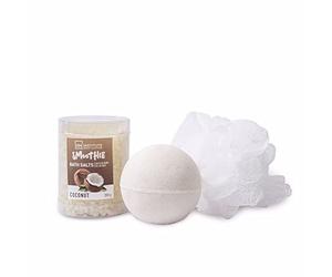 Idc institute Smoothie Coconut (200 g de sel de bain, 140 g de pétillant, éponge)