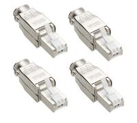 IDC Lot de 4 connecteurs RJ45 pour câble Ethernet FTP Cat6A