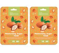 Idc Skincare Essentials Sheet Mask Argan Oil (Lot de 2)