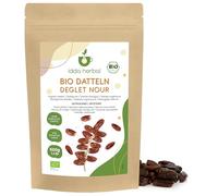 IDDA Herbal Dattes Dénoyautées Deglet Nour BIO 500g, Dattes Bio Séchées Dénoyautées non Sucrées