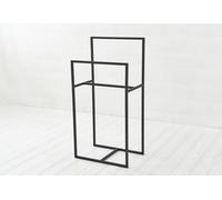 IDDO Slow Living Portant à vêtements minimaliste en acier 60 x 35 x 120 cm - Only - IDDO-062B