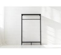 IDDO Slow Living Porte vêtements en acier minimaliste crochets 120 x 35 x 190 cm - Solo - IDDO-005-B