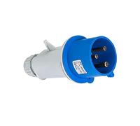 IDE 02104 fiches aériennes basse tension, Code heure 6, IP44 - 32 a-2p + T-200/250 V