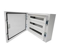 IDE 65sup48 - 72po Armoires métalliques de distribution compactes IP65, ral9003, 48 ou 72 modules