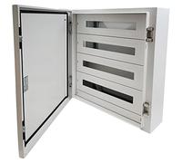 IDE 65sup72 - 96po Armoires métalliques de distribution compactes IP65, ral9003, 72 ou 96 modules