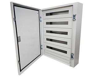 IDE 65sup96 - 120po Armoires métalliques de distribution compactes IP65, ral9003, 96 ou 120 modules