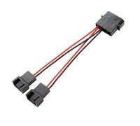 IDE Adaptateur d'alimentation pour ventilateur 4 broches vers petit | Connecteur IDE à 4 broches IDE vers 1/2/3/4 4 broches, alimentation d'extension de type Y, 12,5 cm