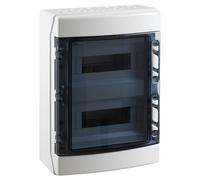 IDE CDN24PT IP65 Coffre de distribution étanche en ABS, scellé, gris, 436 x 310 x 148 mm