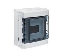 IDE CDN6PT IP65 Coffre de distribution étanche en ABS, scellé, gris, 231 x 202 x 113 mm