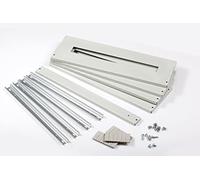 IDE e96 m200 Kit Bouchons et Railes dIN, bouchons métal, 96 modules (200 mm)