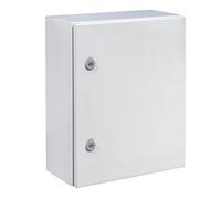 IDE GN504020 Armoires portes opaques avec plaque Gris 500 mm x 400 mm x 200 mm