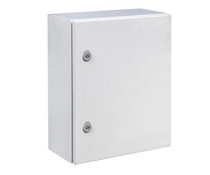 IDE GN504020 Armoires portes opaques avec plaque Gris 500 mm x 400 mm x 200 mm