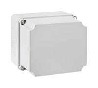 Ide IDE IP65 - IP67 Garde-boue étanche avec couvercle opaque et côtés lisses, 151mm x 175mm x 155mm, gris, 1