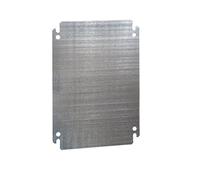 IDE pl6080 Plaque support métal, lisse, gn-atx-inx