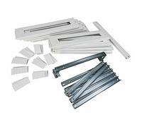 IDE S192P150 Kit de couvercles en plastique pour armoires de surface 65SUP144-192PO-PT, 192 capacité modulaire, blanc signaux
