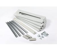 IDE s48p200 Kit Bouchons et Railes dIN, couvercles plastiques, 48 modules (200 mm)