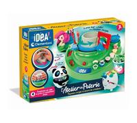 Clementoni Idea - 52312 - L'Atelier de Poterie - Façonne l'Argile et Décore tes Créations - Jeu pour Enfants à partir de 7 Ans et Plus - avec Plateau Tournant, Pots de Peinture, et Chargeur