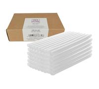 IDEA HOME 50 Pièces Bâtons de Colle Chaude 11mm x 200mm - Transparent, Universel pour Pistolet à Colle - Idéal pour le Bricolage, L'artisanat, les Loisirs