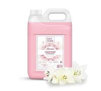 IDEA HOME AROMÉA Savon Liquide Mains Flower Garden 5L - Bidon Recharge Économique - Formule Douce pH Neutre - pour Distributeurs Maison & Professionnels