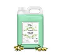 IDEA HOME AROMÉA Savon Liquide Mains Green Harmony 5L - Bidon Recharge Économique - Formule Douce pH Neutre - Pour Distributeurs