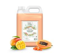 IDEA HOME AROMÉA Savon Liquide Mains Tropical Fruit 5L - Bidon Recharge Économique - Formule Douce pH Neutre - Pour Distributeurs