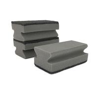 Idea Home Éponge Nettoyage Barbecue Lot 3 Pièces Gris Noir Haute Performance Ergonomique Durable