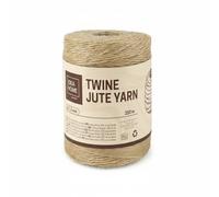 Idea Home Ficelle de Jute Naturelle - 250 m x 1,2 mm - Fil de Jute Naturel pour Jardin, Emballage Cadeau, Bureau et projets de Bricolage