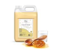 Idea Home FRAGANTE Savon Liquide Mains 5l - Recharge Savon Liquide, Bidon 5 litres - Savon Doux pour la Peau, Testé Dermatologiquement - Crème de Savon - Lait et Miel, Or