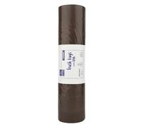 IDEA HOME LDPE Sacs Poubelle 120L x 25 Sacs - Résistant Sacs Poubelles pour le Recyclage, d'élimination des Déchets, Tri Sélectif, Solide - Marron