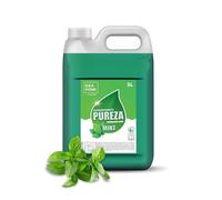 IDEA HOME Liquide Vaisselle 5L PUREZA - Puissant Dégraissant, Parfum de Menthe Fraîche, Vegan et Doux pour les Mainsm, Menthe