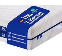 IDEA Matelas 140 x 200 cm (H2/H3), ergonomique, en mousse froide, à 7 zones, hypoallergénique et antibactérien, certifié Oeko-TEX, housse amovible et lavable, hauteur 18 cm