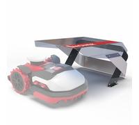 Idea Mower Garage pour robot tondeuse Mobius compatible Kress RTKn, protection UV, accès clavier, installation indép.