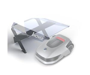 Idea Mower Garage pour tondeuse à gazon Mobius compatible avec Dreame A1 Protection - Toit transparent pour un contrôle visuel et une utilisation facile du clavier du robot