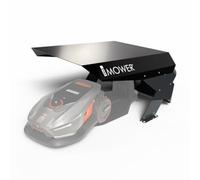 Idea Mower Mobius Garage pour robot tondeuse compatible avec Sunseeker X5, housse transparente en polycarbonate UV, aluminium composite et acier inoxydable