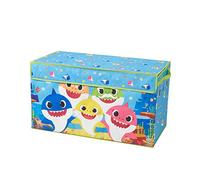 Idea Nuova Baby Shark Coffre de rangement pliable pour enfants avec couvercle