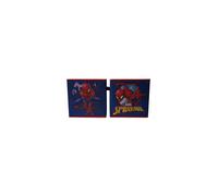 Idea Nuova Marvel Spiderman Set de 2 cubes de rangement durables avec poignes